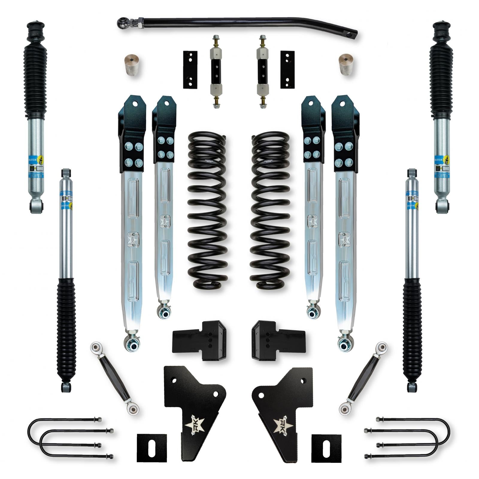 4.0 Inch X-Factor Pro Elite System W/ Billet Aluminum Arms 2023-Up F450 Diesel Rock Krawler-2