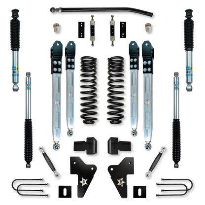 4.0 Inch X-Factor Pro Elite System W/ Billet Aluminum Arms 2023-Up F450 Diesel Rock Krawler-2