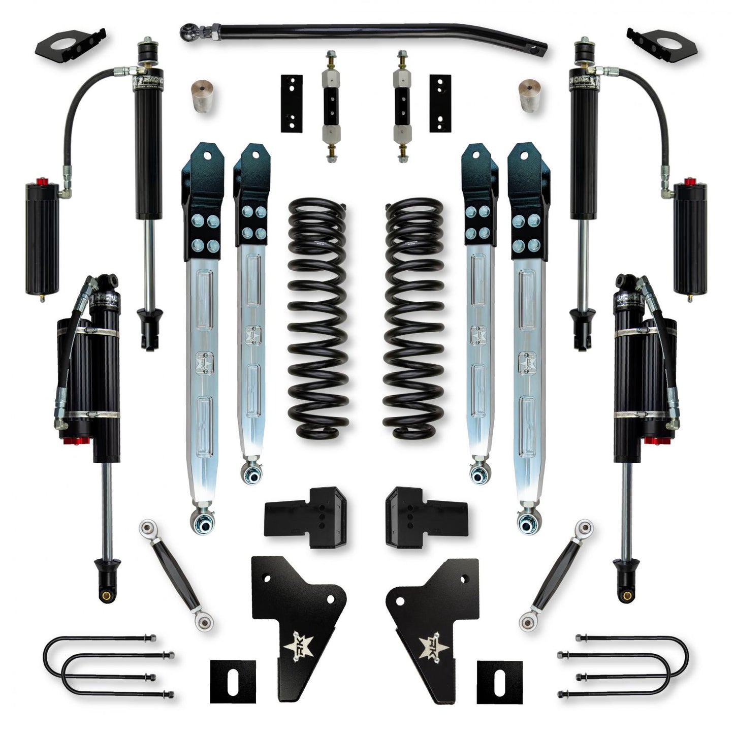 4.0 Inch X-Factor Pro Elite System W/ Billet Aluminum Arms 2023-Up F450 Diesel Rock Krawler-1