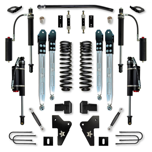 4.0 Inch X-Factor Pro Elite System W/ Billet Aluminum Arms 2023-Up F450 Diesel Rock Krawler-1