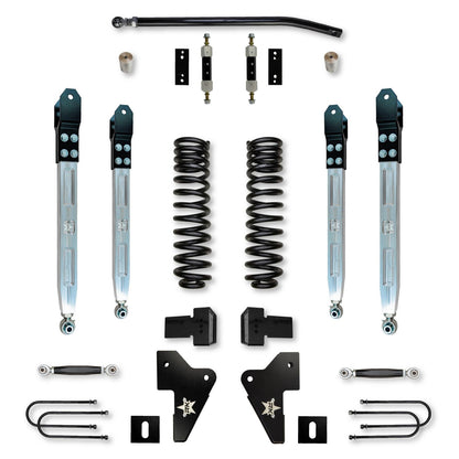 4.0 Inch X-Factor Pro Elite System W/ Billet Aluminum Arms 2023-Up F450 Diesel Rock Krawler-3