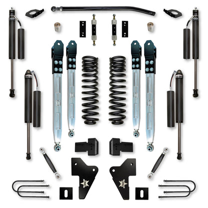4.0 Inch X-Factor Pro Elite System W/ Billet Aluminum Arms 2023-Up F450 Diesel Rock Krawler