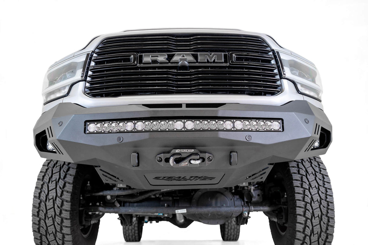 2019-2025 RAM 2500/3500 Stealth Fighter Front Bumper Addictive Desert Designs-9