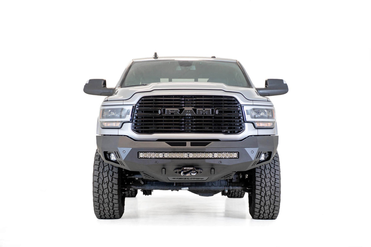 2019-2025 RAM 2500/3500 Stealth Fighter Front Bumper Addictive Desert Designs-10