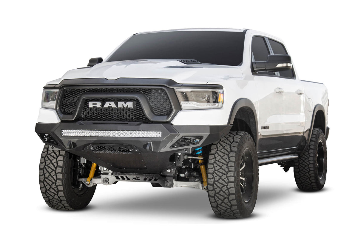 2019-2024 RAM Rebel 1500 Stealth Fighter Front Bumper Addictive Desert Designs-4