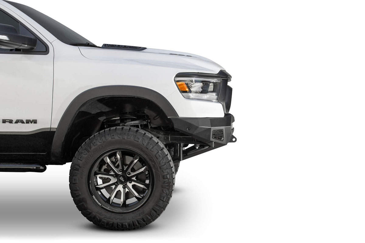 2019-2024 RAM Rebel 1500 Stealth Fighter Front Bumper With Winch Mount Addictive Desert Designs-1