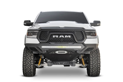 2019-2024 RAM Rebel 1500 Stealth Fighter Front Bumper With Winch Mount Addictive Desert Designs-2