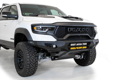 2021-2024 RAM 1500 TRX Bomber Front Bumper Mounts for two 20 Inch light bars Addictive Desert Designs-3
