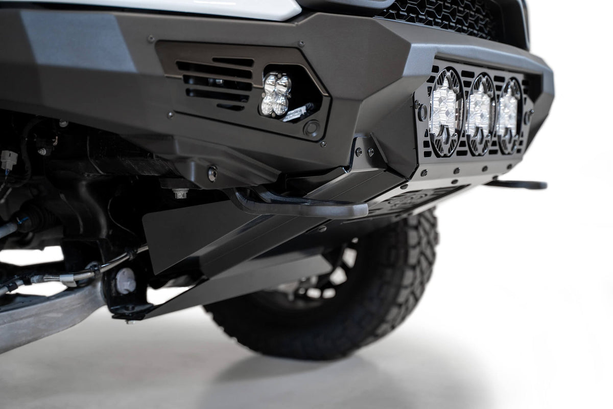 2021-2024 RAM 1500 TRX Bomber Front Bumper Mounts for 3 Baja LP6 round lights Addictive Desert Designs-10
