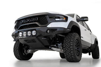 2021-2024 RAM 1500 TRX Bomber Front Bumper Mounts for 4 rigid 360 6 Inch round lights Addictive Desert Designs-2