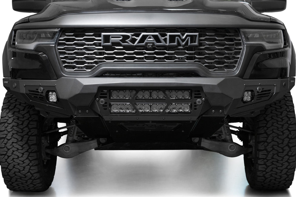2025 Ram RHO Bomber Front Bumper (20 Inch Lights) Addictive Desert Designs-1