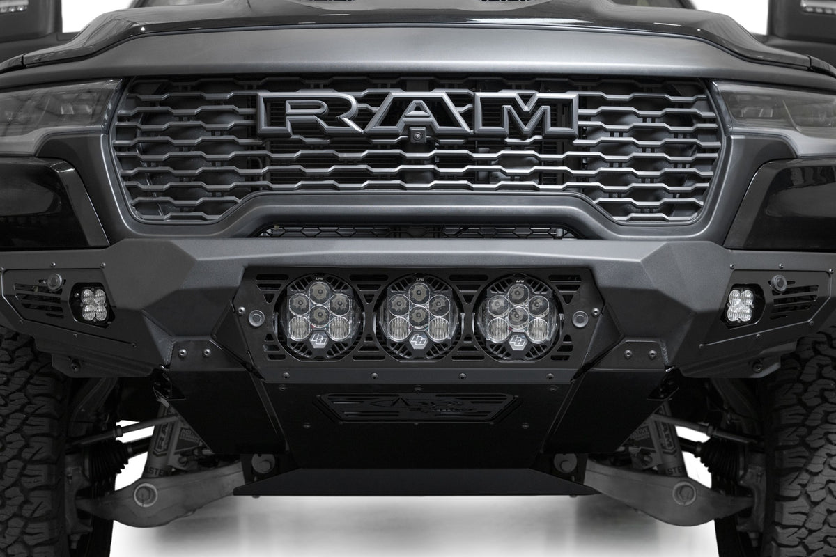 2025 Ram RHO Bomber Front Bumper (Baja) Addictive Desert Designs-1