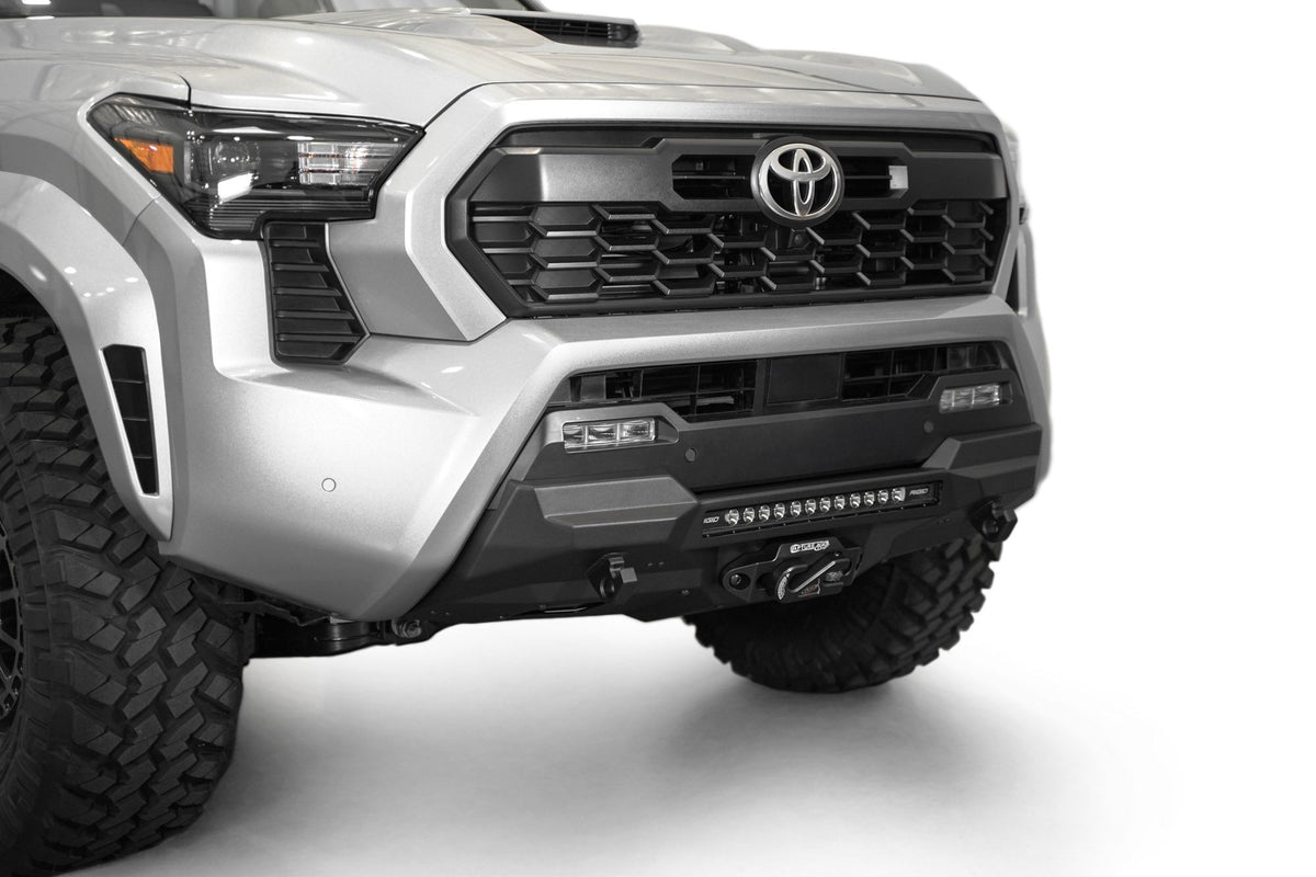 2024-2025 Toyota Tacoma Stealth Center Mount Winch Front Bumper Addictive Desert Designs-1