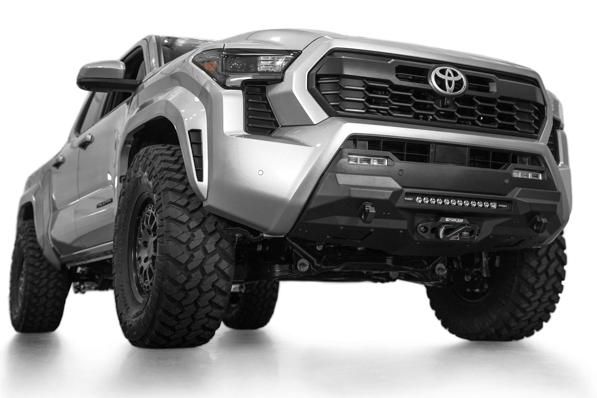 2024-2025 Toyota Tacoma Stealth Center Mount Winch Front Bumper Addictive Desert Designs-2