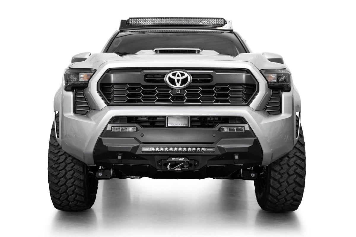 2024-2025 Toyota Tacoma Stealth Center Mount Winch Front Bumper Addictive Desert Designs-13