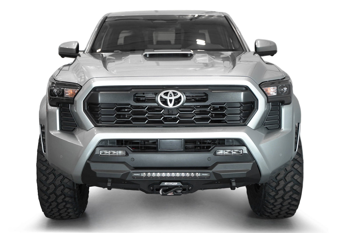2024-2025 Toyota Tacoma Stealth Center Mount Winch Front Bumper Addictive Desert Designs-3