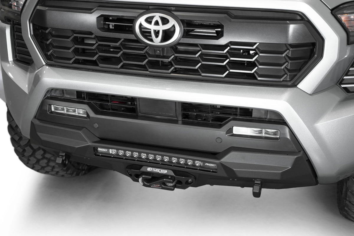 2024-2025 Toyota Tacoma Stealth Center Mount Winch Front Bumper Addictive Desert Designs-5