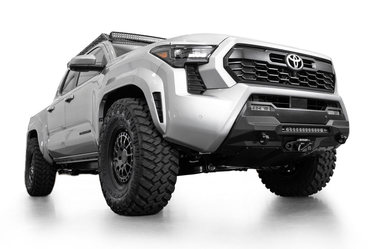 2024-2025 Toyota Tacoma Stealth Center Mount Winch Front Bumper Addictive Desert Designs-9