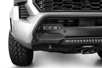 2024-2025 Toyota Tacoma Stealth Center Mount Winch Front Bumper With Top Hoop Addictive Desert Designs-6