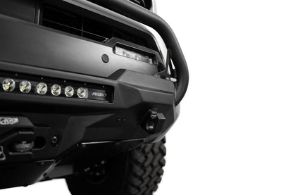 2024-2025 Toyota Tacoma Stealth Center Mount Winch Front Bumper With Top Hoop Addictive Desert Designs-7