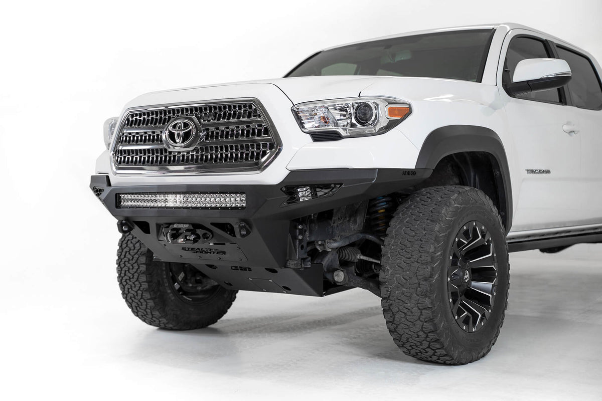 2016-2023 Toyota Tacoma Stealth Fighter Front Bumper Addictive Desert Designs-1