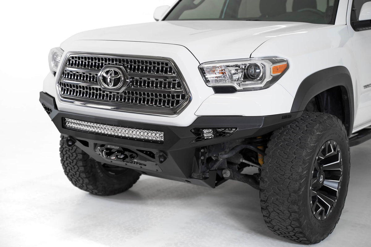 2016-2023 Toyota Tacoma Stealth Fighter Front Bumper Addictive Desert Designs-3