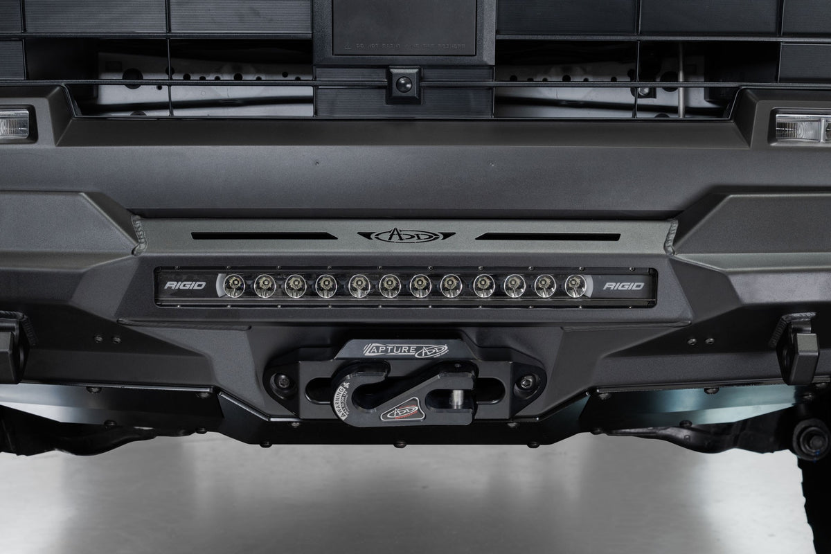 2025 Toyota 4Runner Stealth Center Mount Front Bumper with Top Hoop Addictive Desert Designs-2