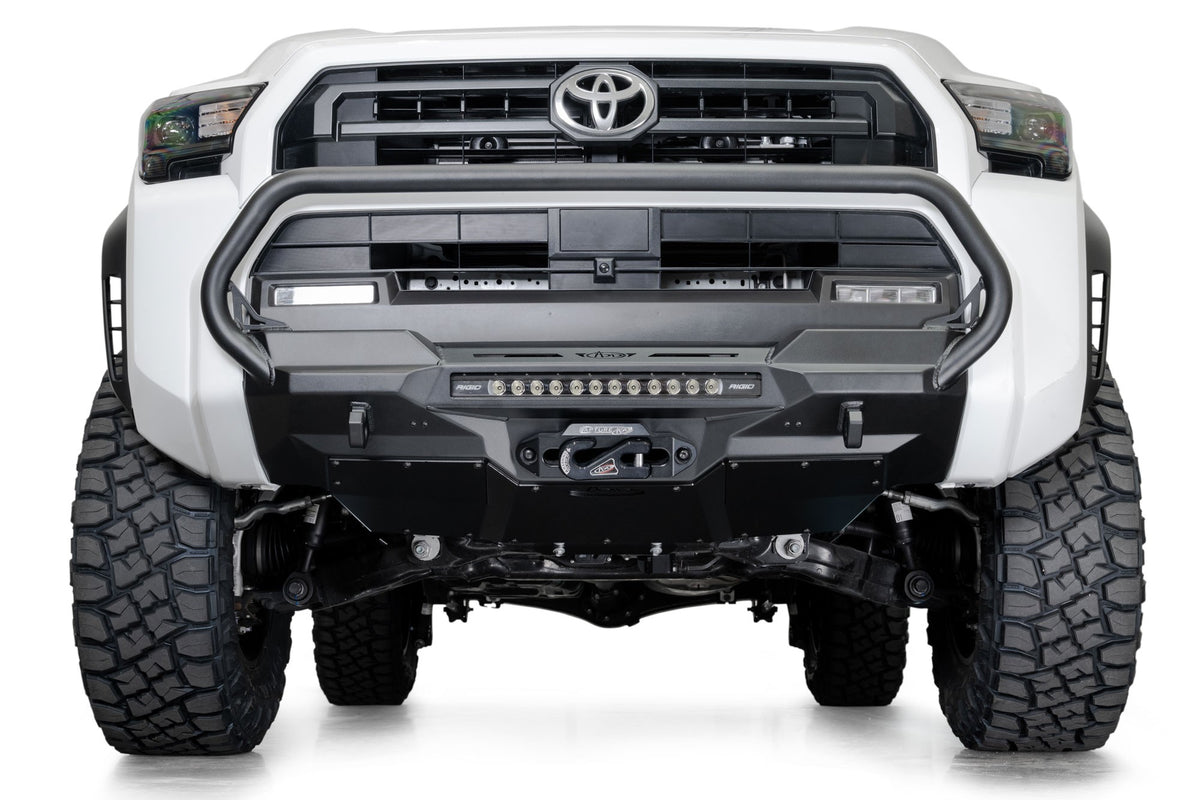 2025 Toyota 4Runner Stealth Center Mount Front Bumper with Top Hoop Addictive Desert Designs-7
