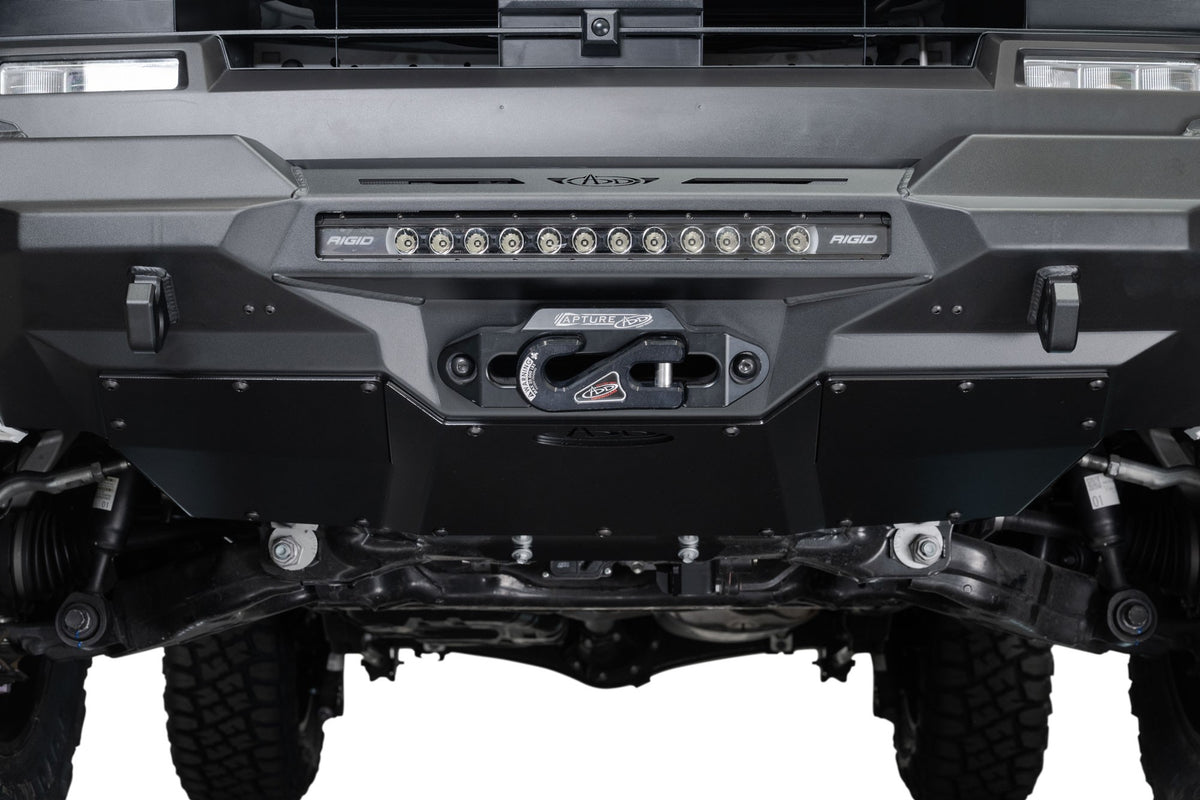 2025 Toyota 4Runner Stealth Center Mount Front Bumper with Top Hoop Addictive Desert Designs-10