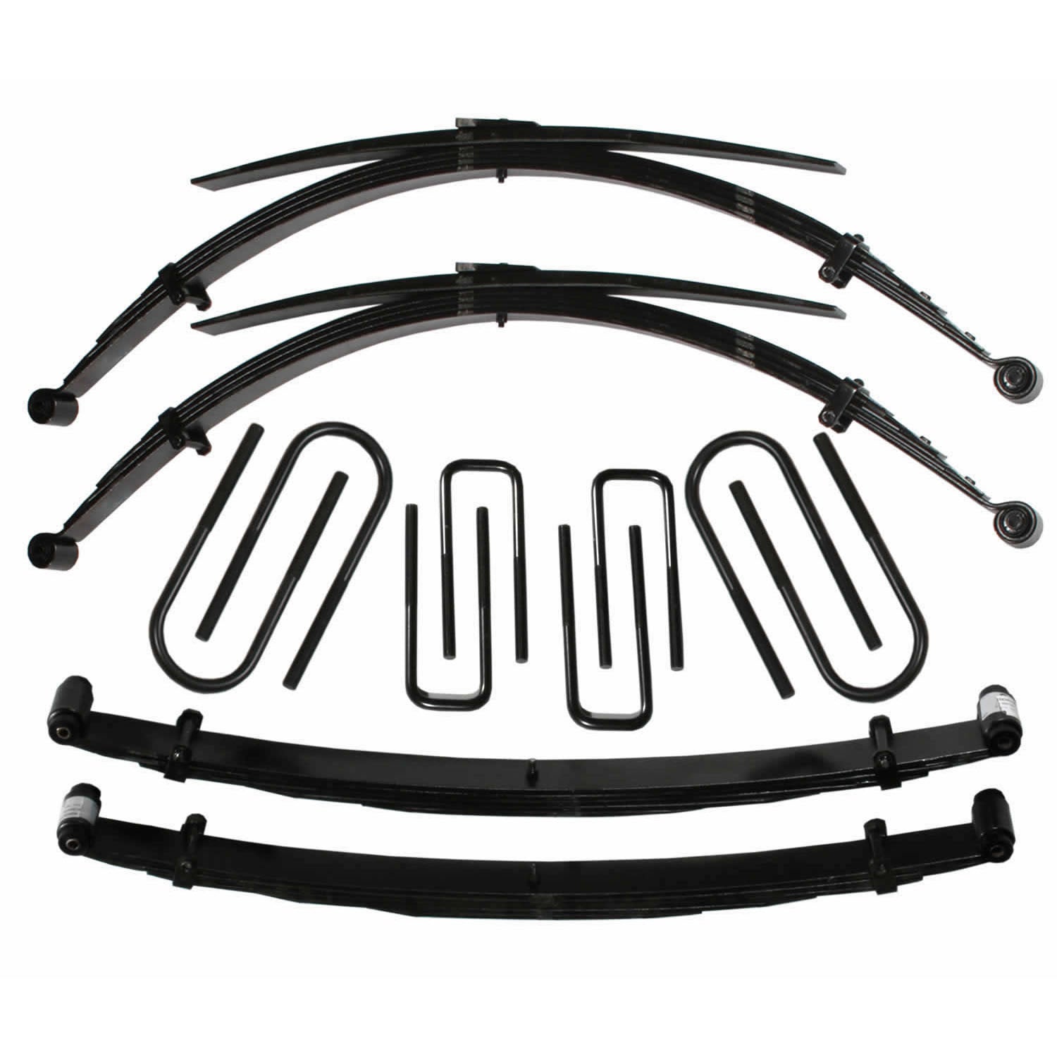 Lift Kit 2 Inch Lift Includes Front/Rear Leaf Springs Front/Rear U Bolt Kits Spring Bushing Kit Rear Block 73-78 Ford F-250 Skyjacker