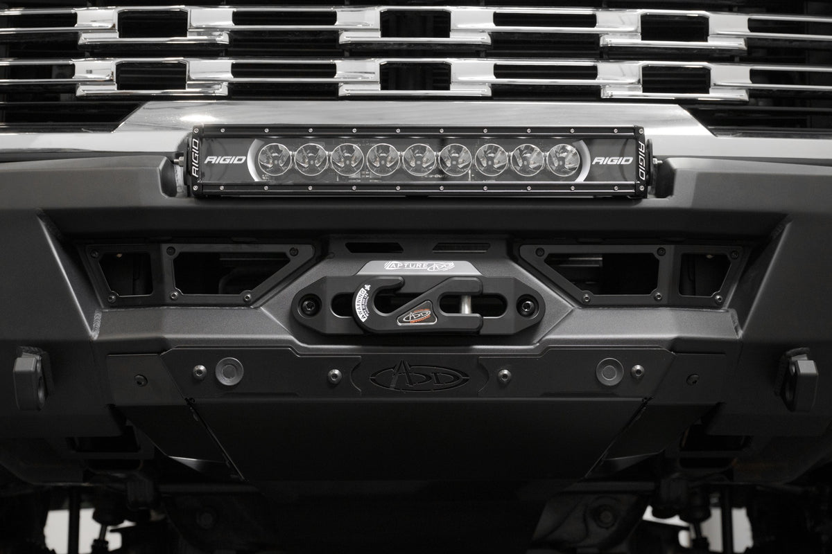 2024-2025 GMC Sierra 2500/3500 HD Phantom Winch Front Bumper Addictive Desert Designs-3