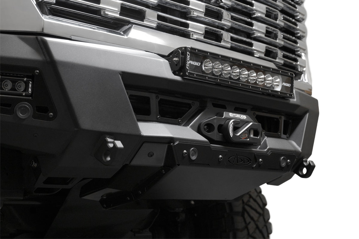 2024-2025 GMC Sierra 2500/3500 HD Phantom Winch Front Bumper Addictive Desert Designs-5