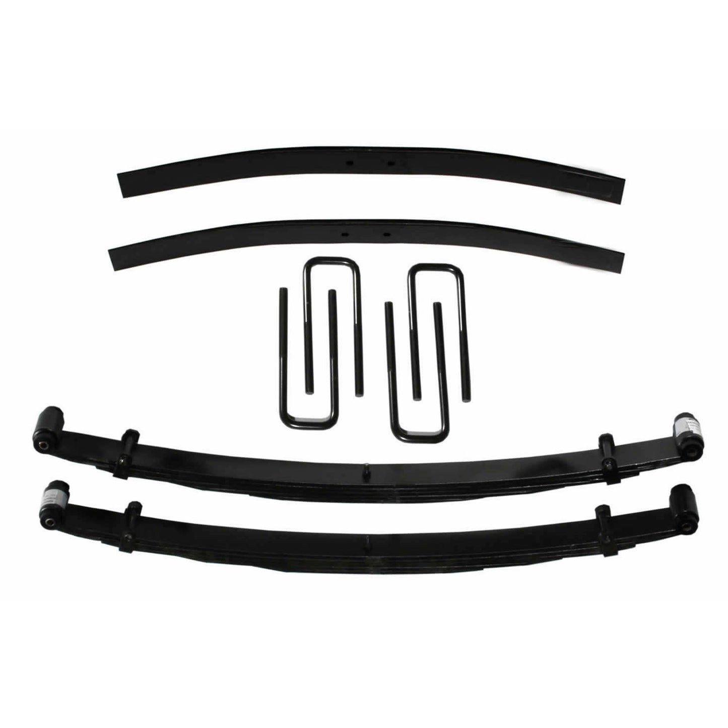 Lift Kit 4 Inch Lift Includes Front Leaf Springs Block Front U Bolt Kit Spring Bushing Kit Rear Add-A-Leafs 73-78 Ford F-250 Skyjacker