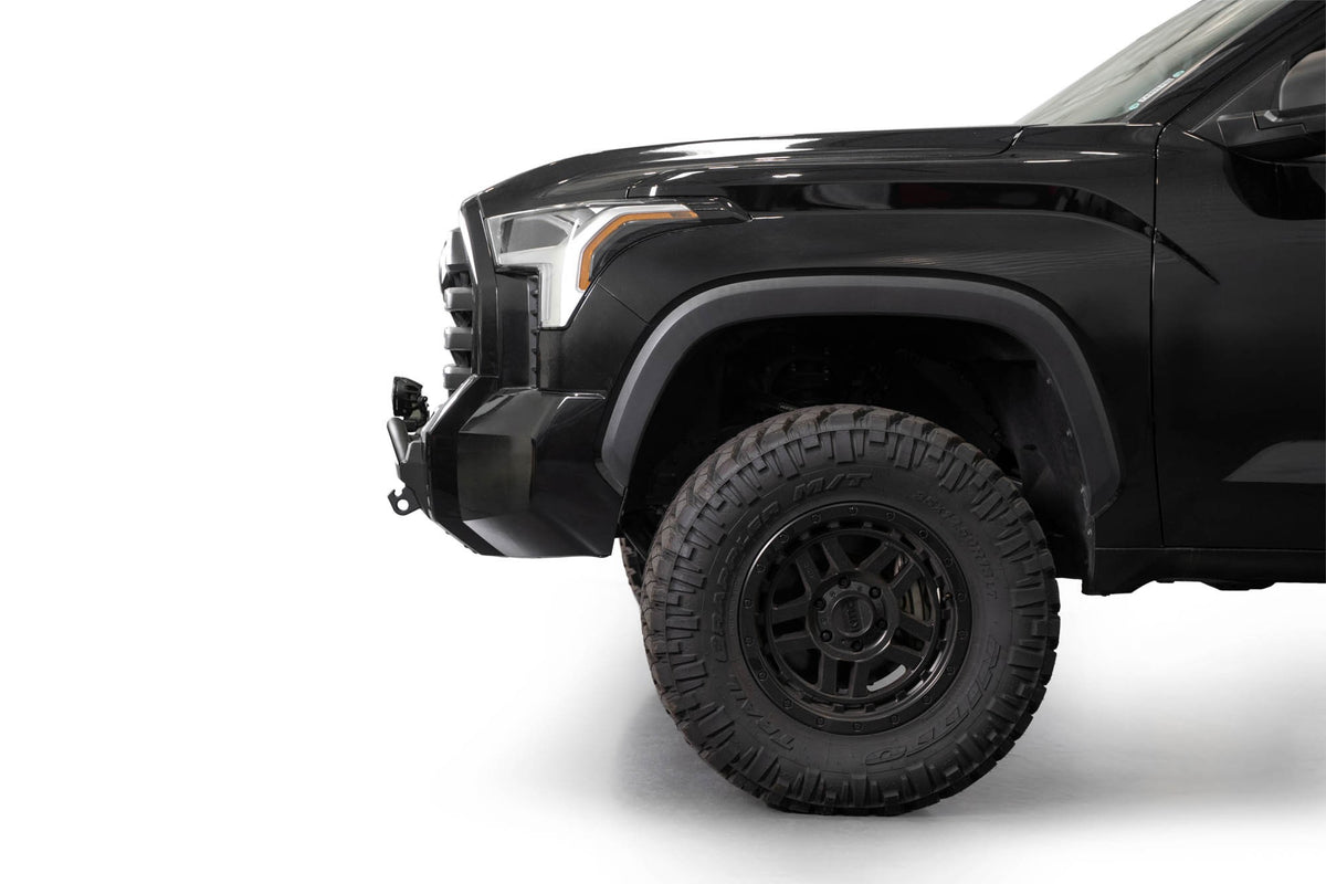 ADD Offroad 2022-2025 Toyota Tundra Stealth Center Mount Front Bumper w/ Top Hoop Addictive Desert Designs-1