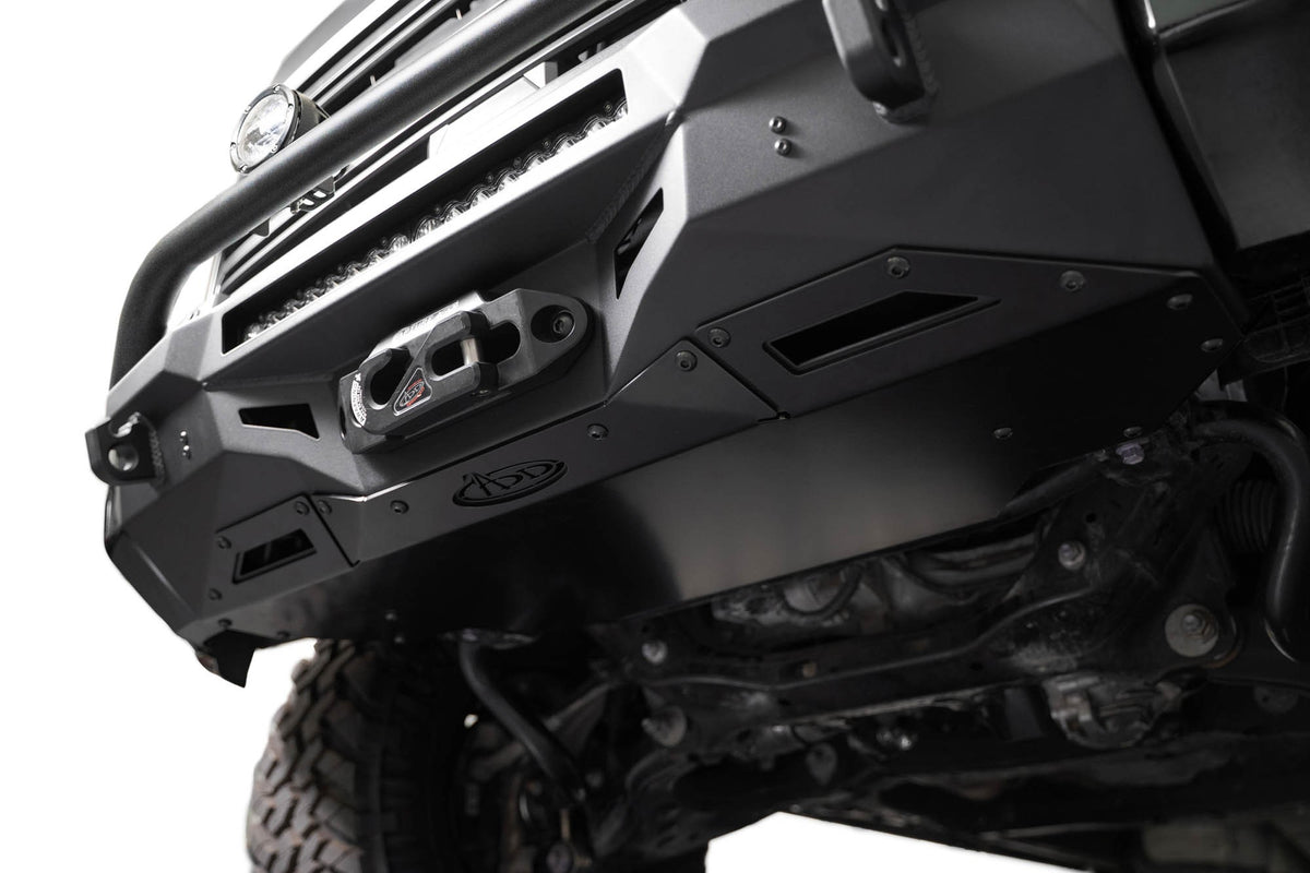 ADD Offroad 2022-2025 Toyota Tundra Stealth Center Mount Front Bumper w/ Top Hoop Addictive Desert Designs-2