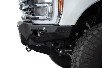 2023-2025 Ford Super Duty F-250 F-350 Bomber Front Bumper Recessed Mounts for 3 Baja LP6 Lights in Center Addictive Desert Designs-3