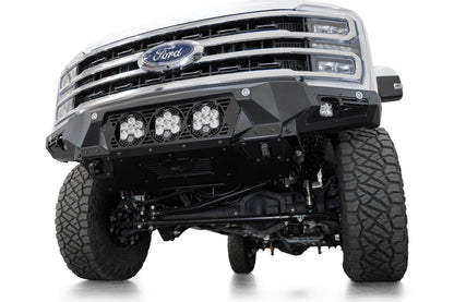 2023-2025 Ford Super Duty F-250 F-350 Bomber Front Bumper Recessed Mounts for 3 Baja LP6 Lights in Center Addictive Desert Designs-5