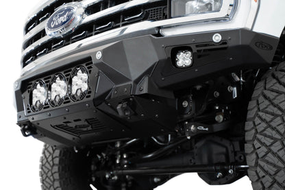 2023-2025 Ford Super Duty F-250 F-350 Bomber Front Bumper Recessed Mounts for 3 Baja LP6 Lights in Center Addictive Desert Designs-6
