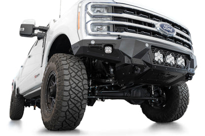 2023-2025 Ford Super Duty F-250 F-350 Bomber Front Bumper Recessed Mounts for 3 Baja LP6 Lights in Center Addictive Desert Designs-7