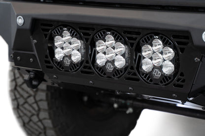 2023-2025 Ford Super Duty F-250 F-350 Bomber Front Bumper Recessed Mounts for 3 Baja LP6 Lights in Center Addictive Desert Designs-8