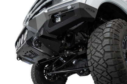 2023-2025 Ford Super Duty F-250 F-350 Bomber Front Bumper Recessed Mounts for 4 Rigid 360 Lights in Center Addictive Desert Designs-2