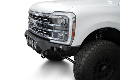 2023-2025 Ford Super Duty F-250 F-350 Bomber Front Bumper Recessed Mounts for 4 Rigid 360 Lights in Center Addictive Desert Designs-6