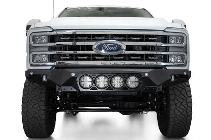 2023-2025 Ford Super Duty F-250 F-350 Bomber Front Bumper Recessed Mounts for 4 Rigid 360 Lights in Center Addictive Desert Designs-8