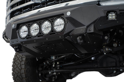 2023-2025 Ford Super Duty F-250 F-350 Bomber Front Bumper Recessed Mounts for 4 Rigid 360 Lights in Center Addictive Desert Designs-10