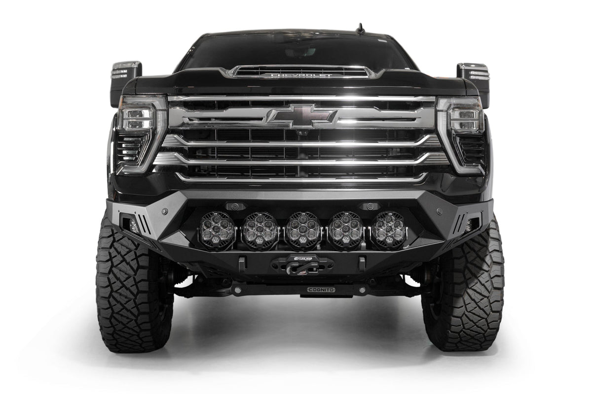 2023-2025 Chevrolet Silverado 2500, 3500 Bomber HD Front Bumper Addictive Desert Designs-6