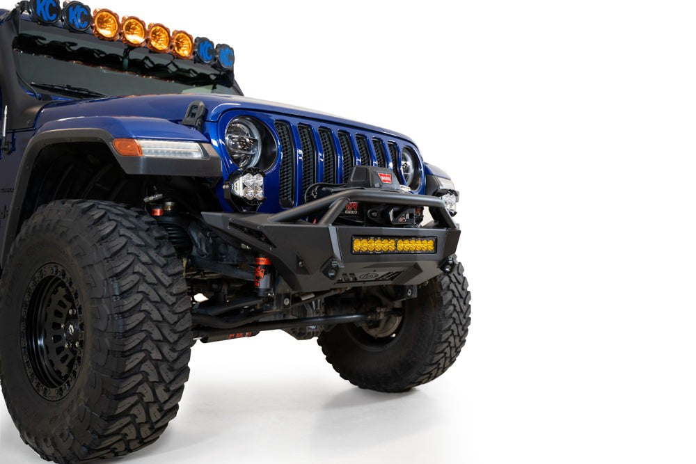 2020-2025 Jeep JL JLU JT Wrangler, Gladiator Stealth Fighter Front Bumper Addictive Desert Designs-4