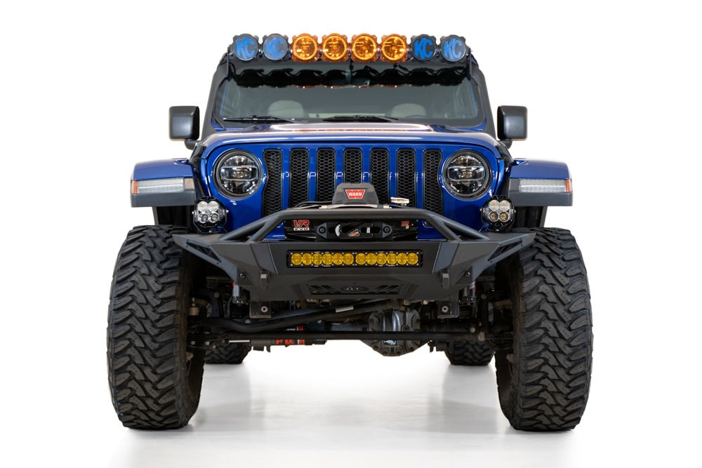 2020-2025 Jeep JL JLU JT Wrangler, Gladiator Stealth Fighter Front Bumper Addictive Desert Designs-6