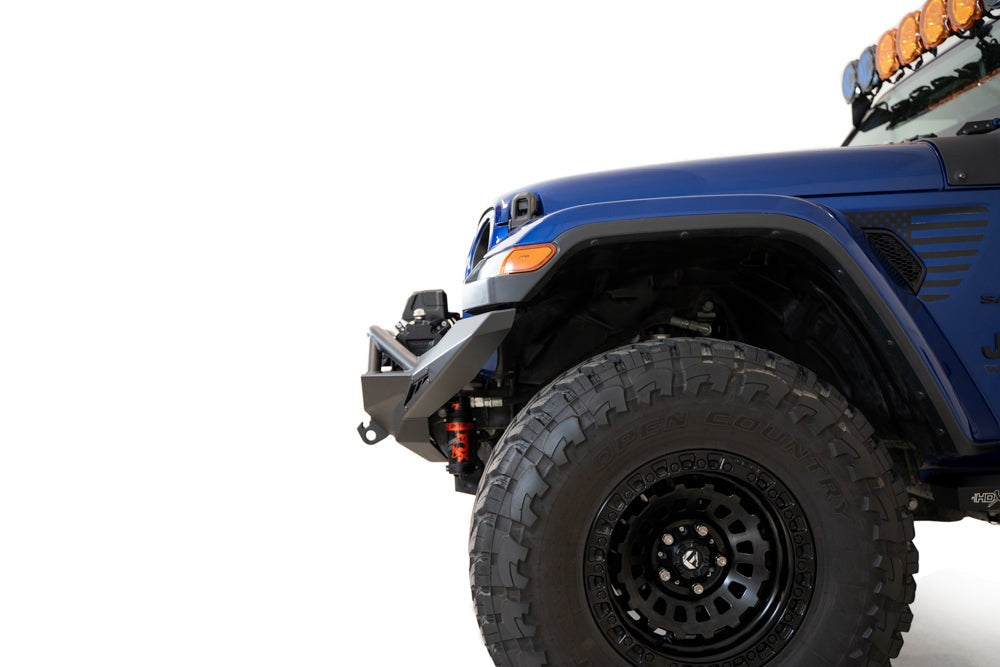 2020-2025 Jeep JL JLU JT Wrangler, Gladiator Stealth Fighter Full Width Front Bumper Addictive Desert Designs-3