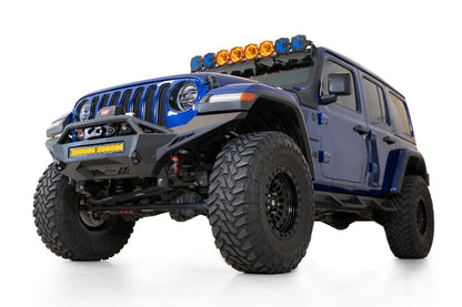 2020-2025 Jeep JL JLU JT Wrangler, Gladiator Stealth Fighter Full Width Front Bumper Addictive Desert Designs-4
