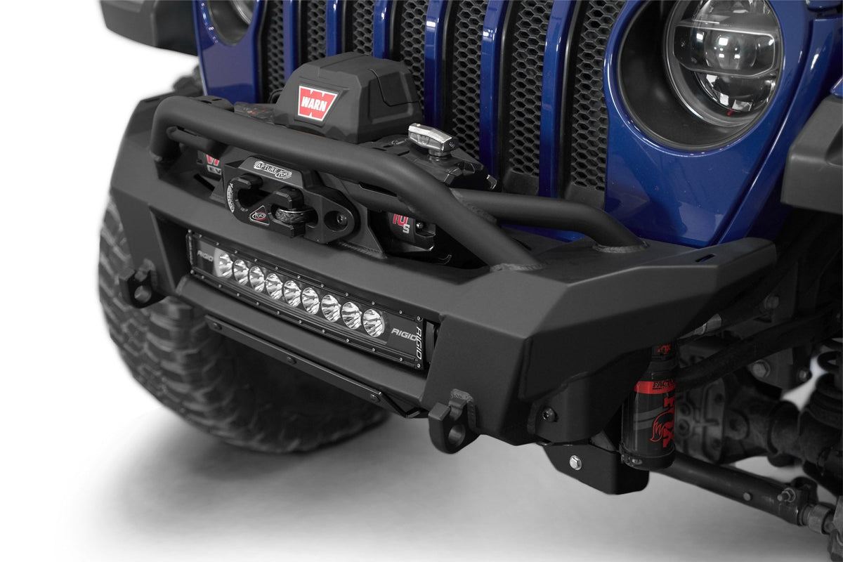 2018-2025 Jeep JL JLU JT Wrangler, Gladiator Phantom Stubby Front Bumper Addictive Desert Designs-3